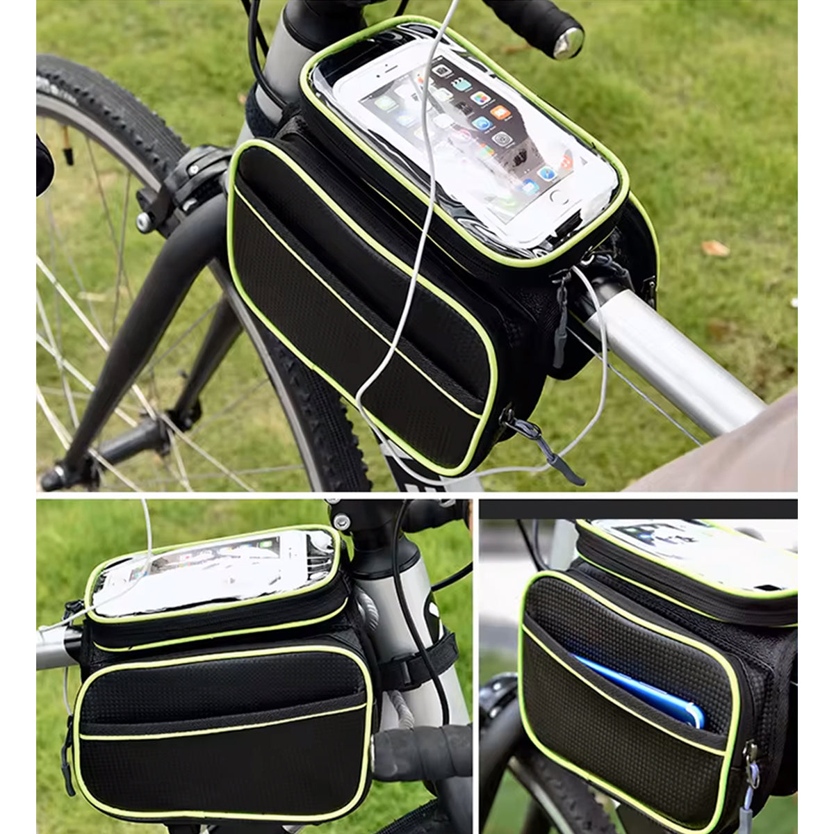 Bolso para bicicleta compacto tipo morral 20cm -170