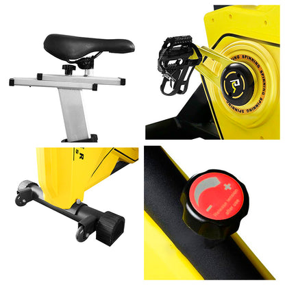 Bicicleta estatica Spinning Alto Flujo Volante 20Kg 729B