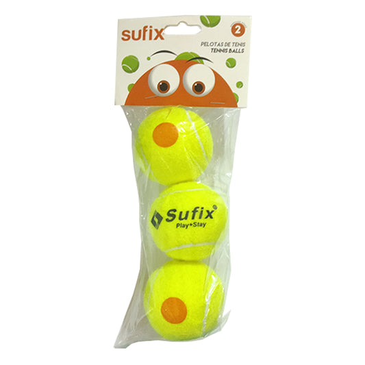 Pelota Tenis Punto Naranjo Sufix x3 unidades