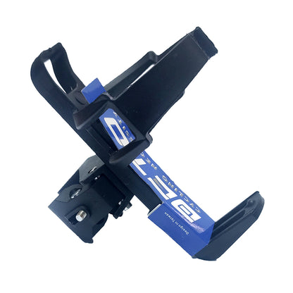 Pack Soporte porta botella Bicicleta + 1 Botella BLANCA Caramagiola Plastica