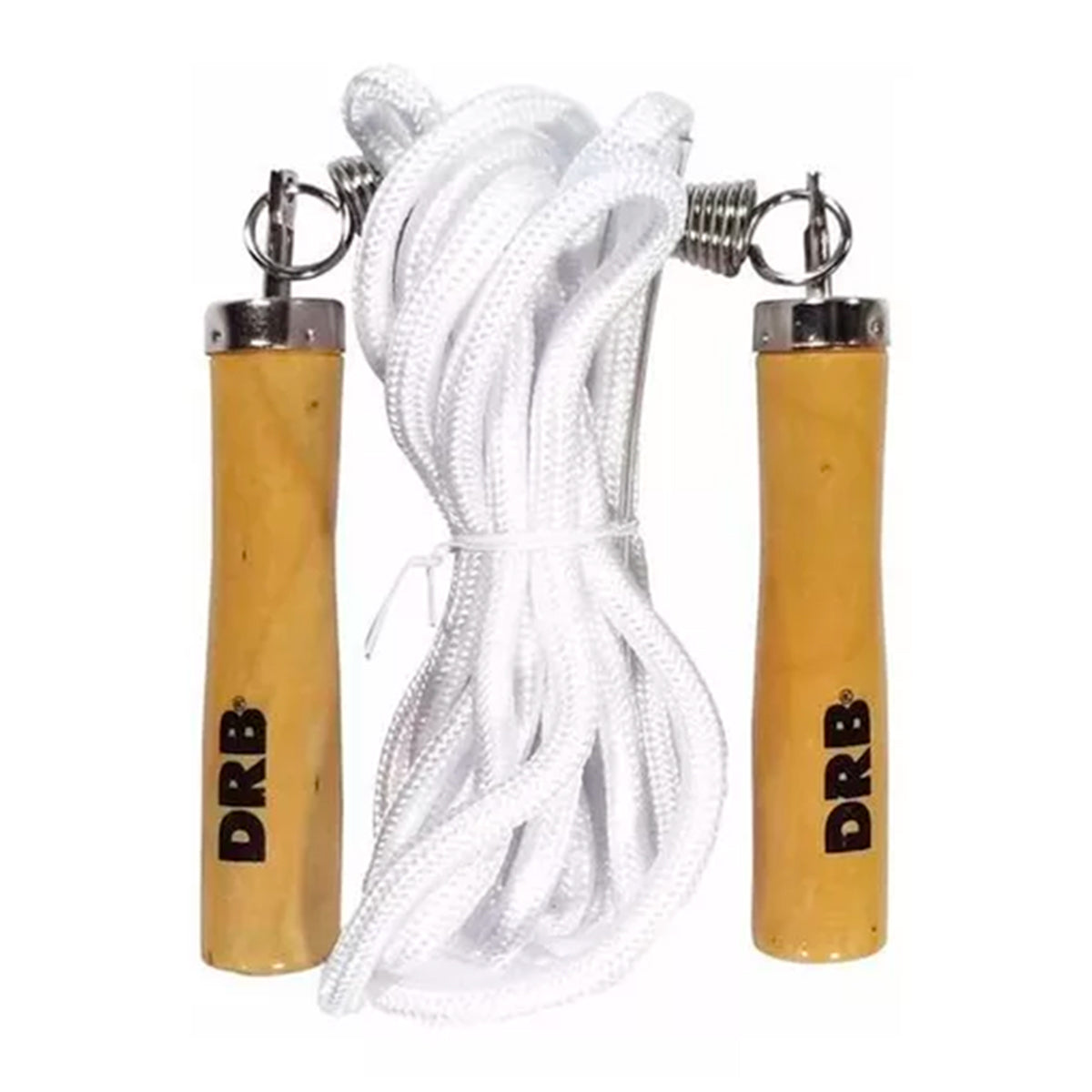 Cuerda De Salto Con Destorcedor Mango Madera - Marca Drb