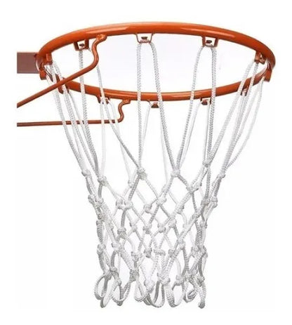 Malla Red BLANCA Basquetbol 6mm - UNIDAD