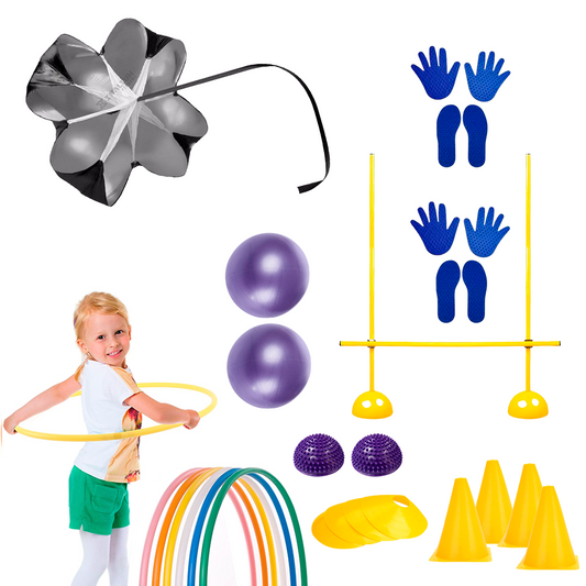 Kit Set Motricidad Niños Juego Deportivo - Full Completo