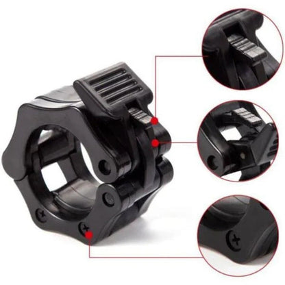 Seguros Barra Lockjaw Grip Collarines - PRE 25mm gimnasio