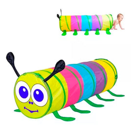 Carpa Tunel Infantil Gusano Diametro 46cm - L 180cm