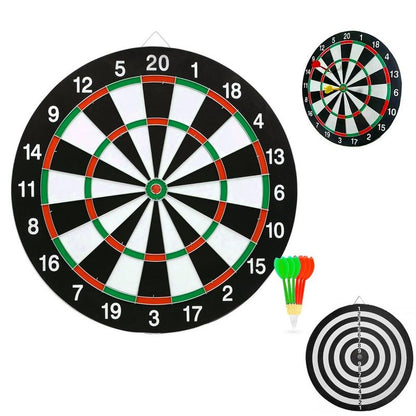Set Tablero De Dardos Y Tiro Al Blanco 40cm + 6 Dardos