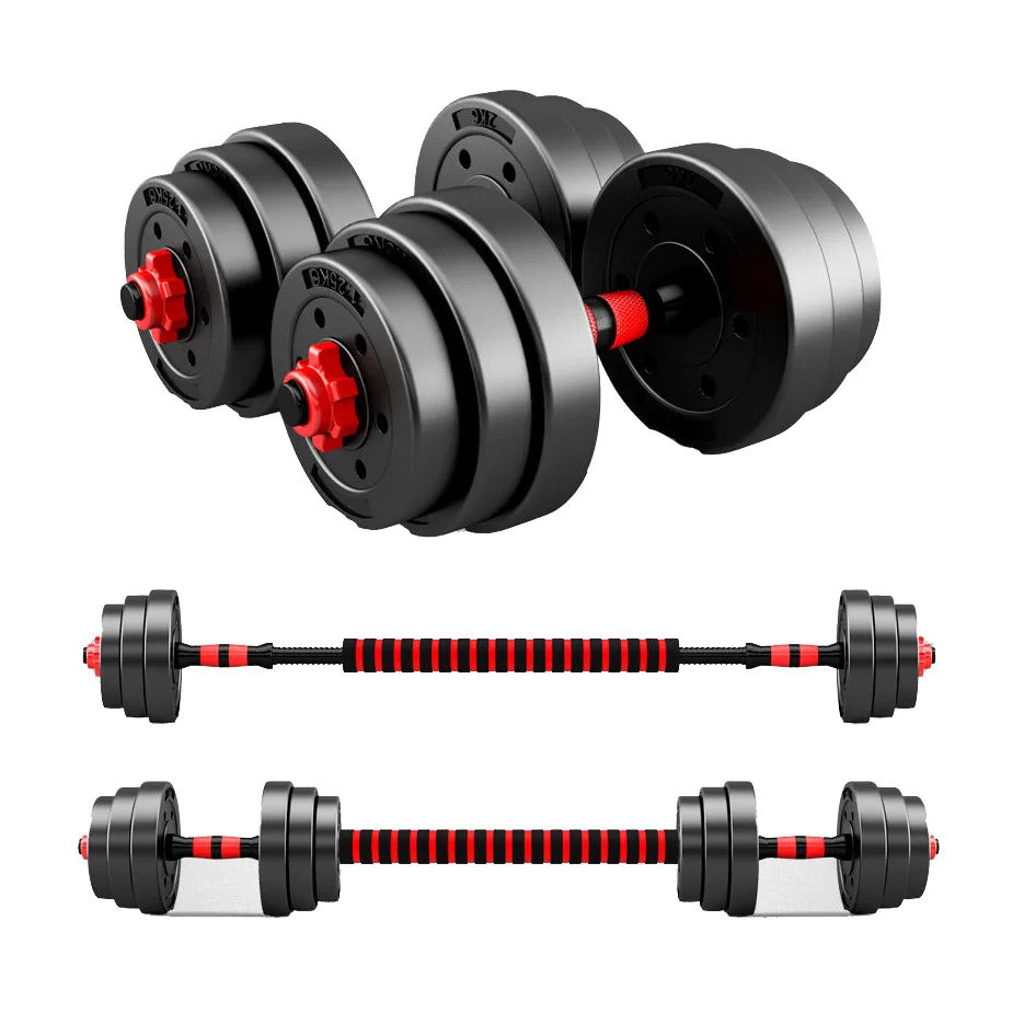 PACK BANCA CURL INCLINABLE MULTIFUNCIONAL +PAR MANCUERNAS +20KGS EN DISCOS