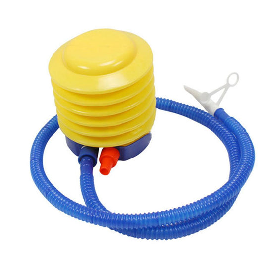 UNIDAD - Bombin Inflador Manual Portatil Amarillo Plastico - Amarillo