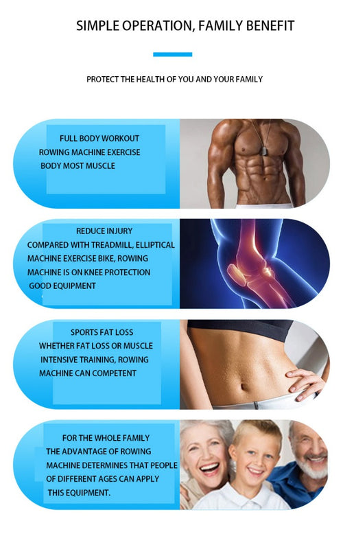 Remadora acero Air Rower - Cadena Aire| Inaltum Fitness