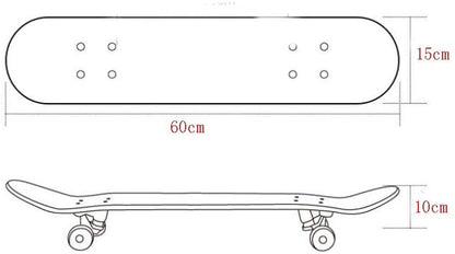 Tabla Skate Patineta Niño Unisex 60cm - Varios Diseños