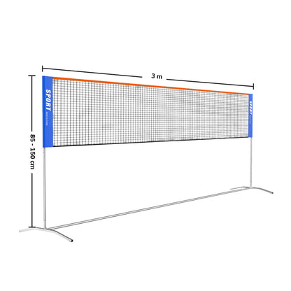 Red Badminton con Parantes portables y Red con Bolso 5 metros
