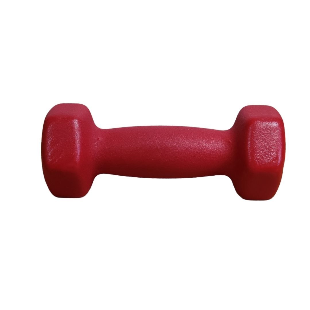 PAR Mancuerna Acero Hexagonal Vinilo 3 Kg - Total 6Kg