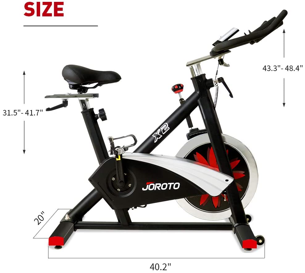 Bicicleta estática Spinning Magnética Volante 15.8 Kg Prof - Alto Trafico X2