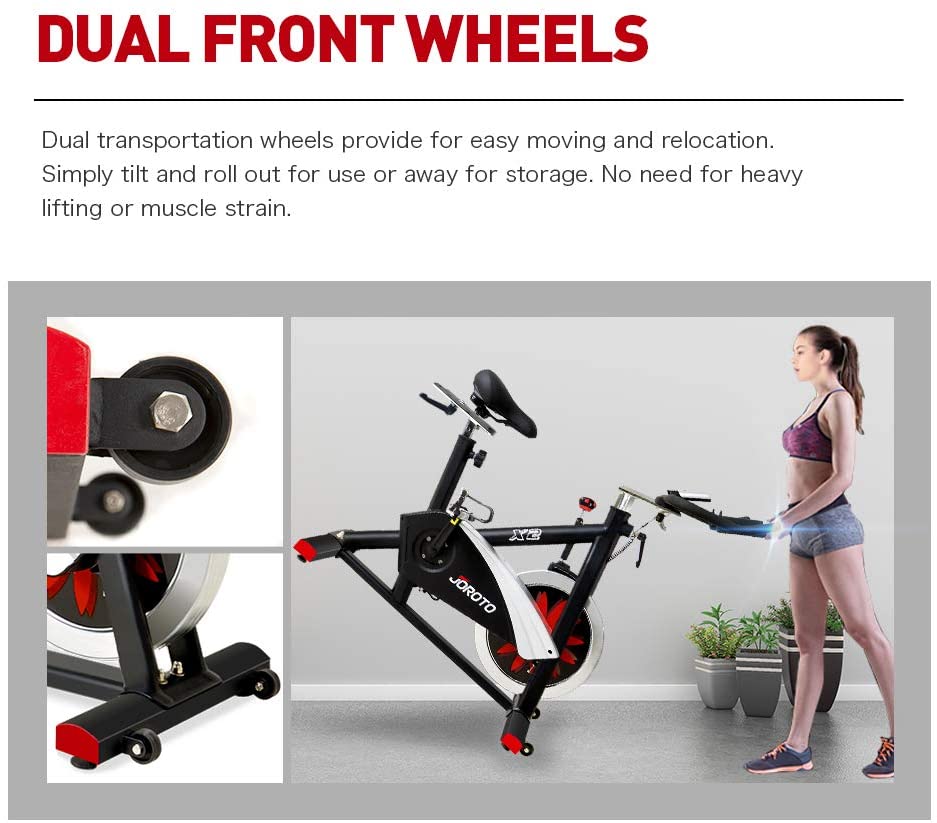 Bicicleta estática Spinning Magnética Volante 15.8 Kg Prof - Alto Trafico X2