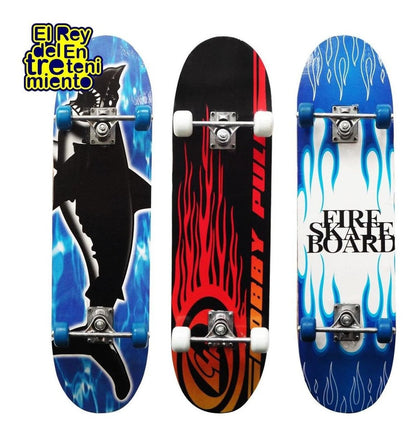Tabla Skate Patineta Niño Unisex 70cm - Varios Diseños