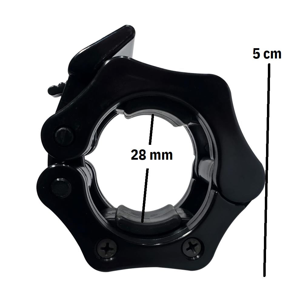 Seguros Barra Lockjaw Grip Collarines - PRE 28mm gimnasio