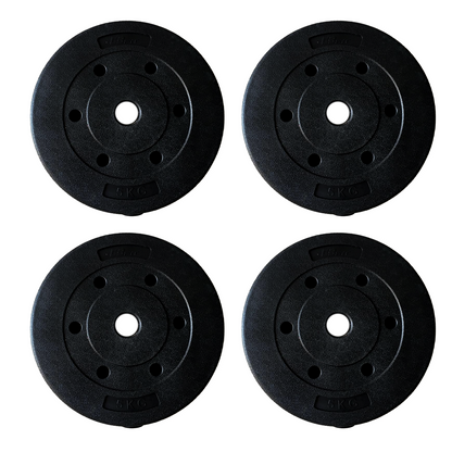 Set Kit Par Mancuerna Cementada Pvc Ajustable Extension 40kg