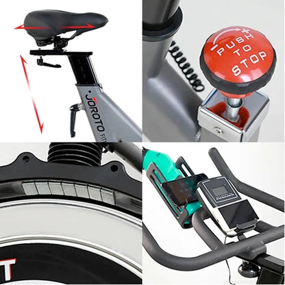 Bicicleta estática Spinning Magnética Volante 13.6 Kg Prof - Alto Trafico Xm30