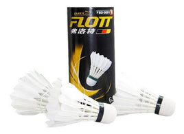 Set 3 Plumillas de Badminton de Pluma natural