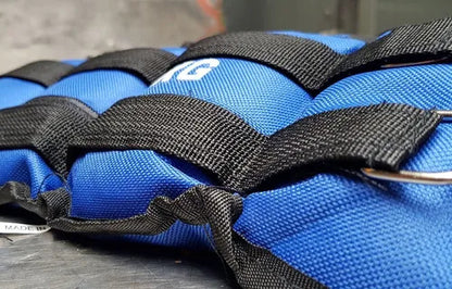 Par Tobilleras Peso Ajustable Ejercicio 3 Kg - Total 6kg - Azul