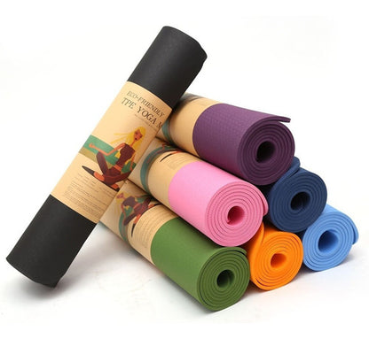 MAT DE YOGA FITNESS 6mm TPE -568