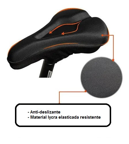 Funda Almohadilla SillÃ­n Asiento Bicicleta - Diferentes modelos - 29x17.5