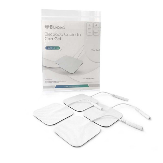 Electrodo Gel 50x90 mm- Pack 4 Unidades Blunding