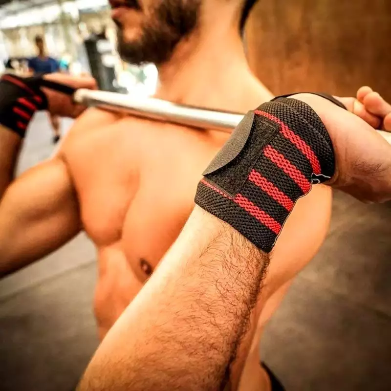 PAR Muñequera Crossfit con velcro - Gym Calistenia Gimnasia