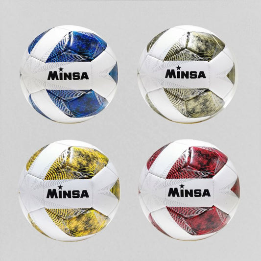 BALON FUTBOL MINSA Tamaño oficial 5 - Colores