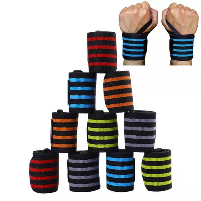 PAR Muñequera Crossfit con velcro - Gym Calistenia Gimnasia