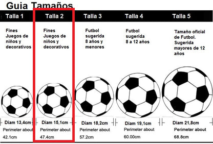BALON FUTBOL NIÑO MINSA N2 - Colores