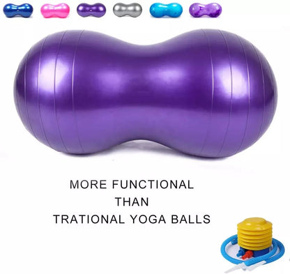 Balón Ovalado Pilates Yoga Tipo Maní 90x45cm -rehabilitación
