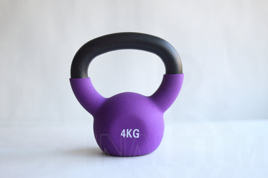 Kettlebell 4 Kg Acero recubiertas con Vinilo