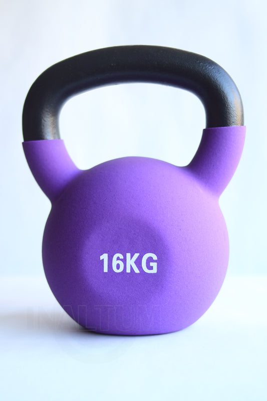 Kettlebell 16 Kg Acero recubiertas con Neopreno