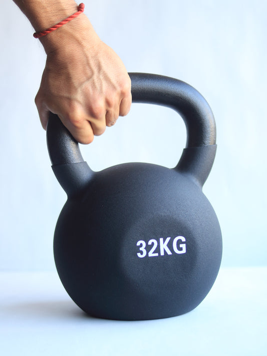 Kettlebell 32 Kg Acero recubiertas con Vinilo