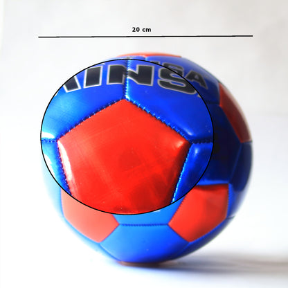 BALON FUTBOL MINSA Tamaño oficial 5 - Capa brillaten plateado