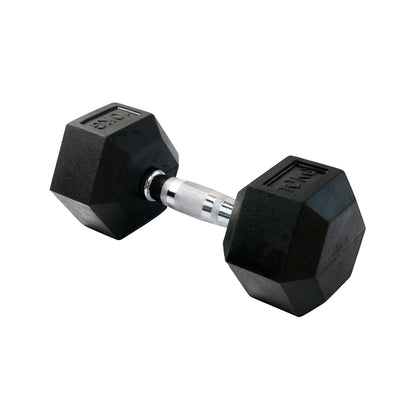 Mancuerna Hexagonal Caucho Goma Crossfit Funcional 10 Kg - UNIDAD