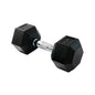 Mancuerna Hexagonal Caucho Goma Crossfit Funcional 10 Kg - UNIDAD