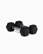 PAR Mancuerna Hexagonal Caucho Goma Crossfit Funcional 5 Kg - PAR