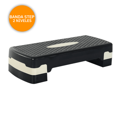 Pack Step Aerobico 2 Niveles + Faja Termica