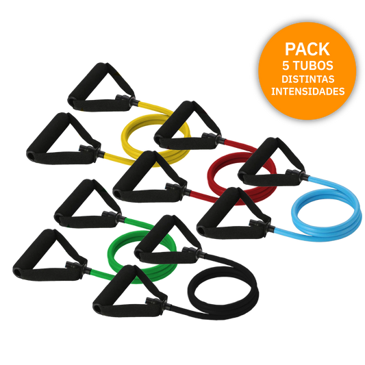 Pack De 5 Tubos Independientes Con Manillas - Ejercicio 168