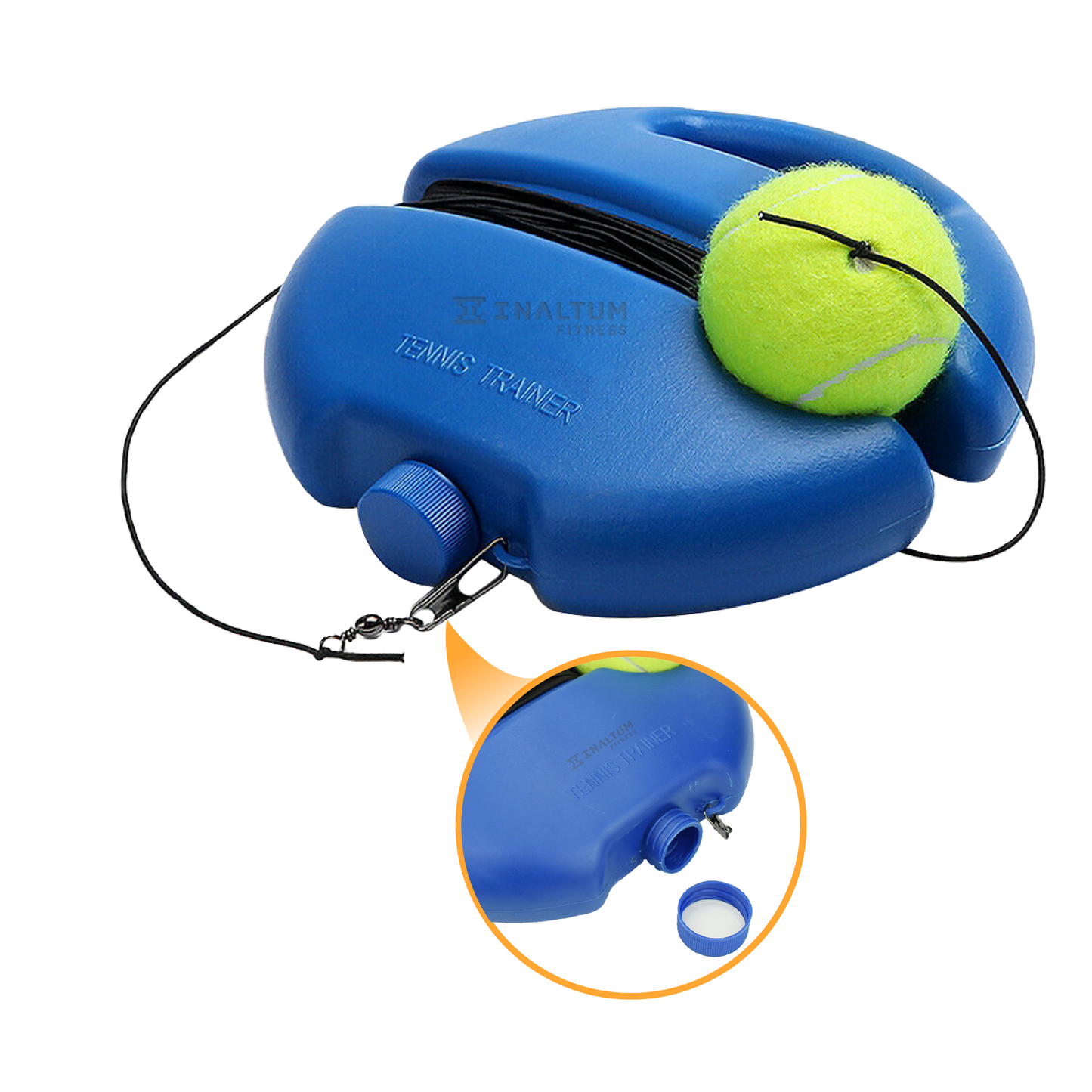 Tenis Trainer Entrenador Pelota con Cuerda Elástica y Base