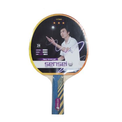 Unidad Paleta Ping Pong 3 estrellas Aficionado Entrenamiento - Marca Sensei