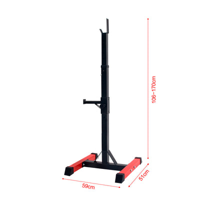 Atril tipo Rack olímpico ajustable - Squat Press sentadilla 1001