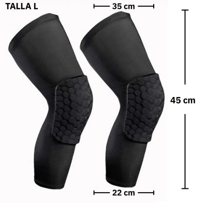 Rodillera deportiva acolchada larga - running, basket, voleybol, Bicicleta, Skate