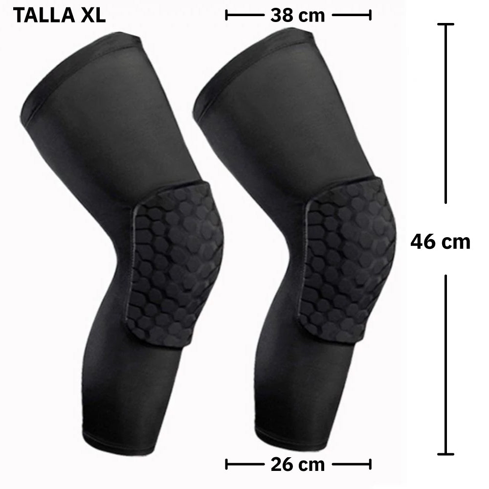 Rodillera deportiva acolchada larga - running, basket, voleybol, Bicicleta, Skate
