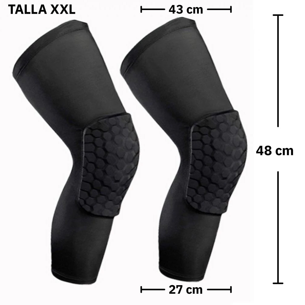 Rodillera deportiva acolchada larga - running, basket, voleybol, Bicicleta, Skate