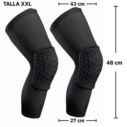 Rodillera deportiva acolchada larga - running, basket, voleybol, Bicicleta, Skate