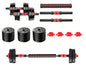 Set Kit Par Mancuerna Cementada Pvc Ajustable Extension 40kg