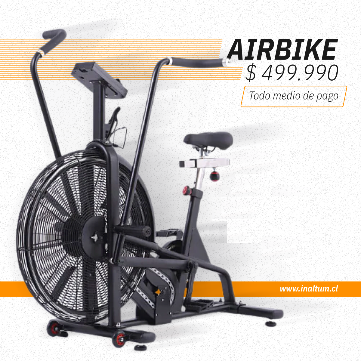 Bicicleta estática Air Bike Assault